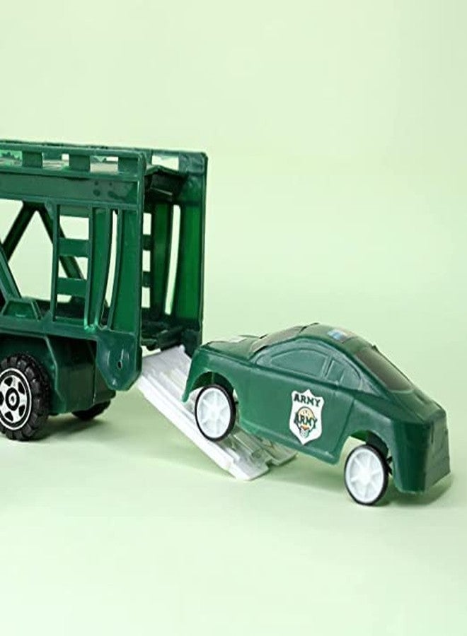 غلان مجموعة ألعاب شاحنات الجيش/المركبات العسكرية من GLAN للأطفال من الجنسين، هدية مثالية متعددة الألوان - Image 5